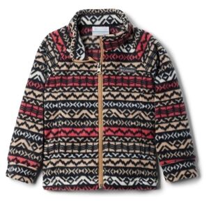 Columbia Multicolor Geometric Fleece Jacket Size 3T NWT